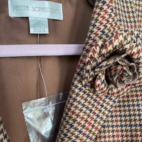 Petite Sophisticate Jackets & Blazers - NEW Elegant Petite Sophisticate Wool Blazer, Sz 14